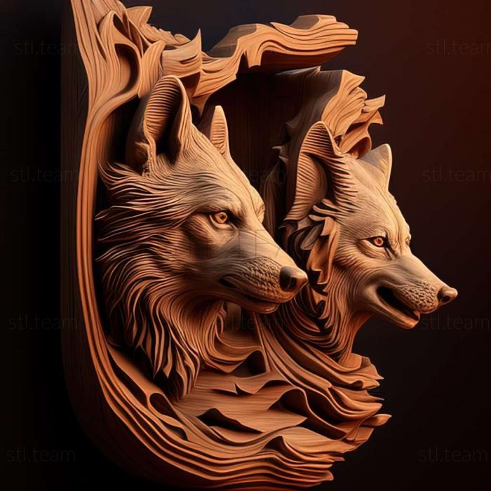 3D модель Громовые волки (STL)